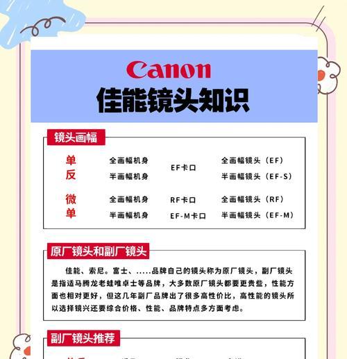 进阶佳能镜头怎么选择？如何根据需求挑选？